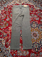 Vintage 9.2 BY CARLO CHIONNA Grey Paneled Straight Fit Pants - 34