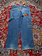 SOHK School of Hard Knocks Vintage Embroidered Baggy JEANS - 34