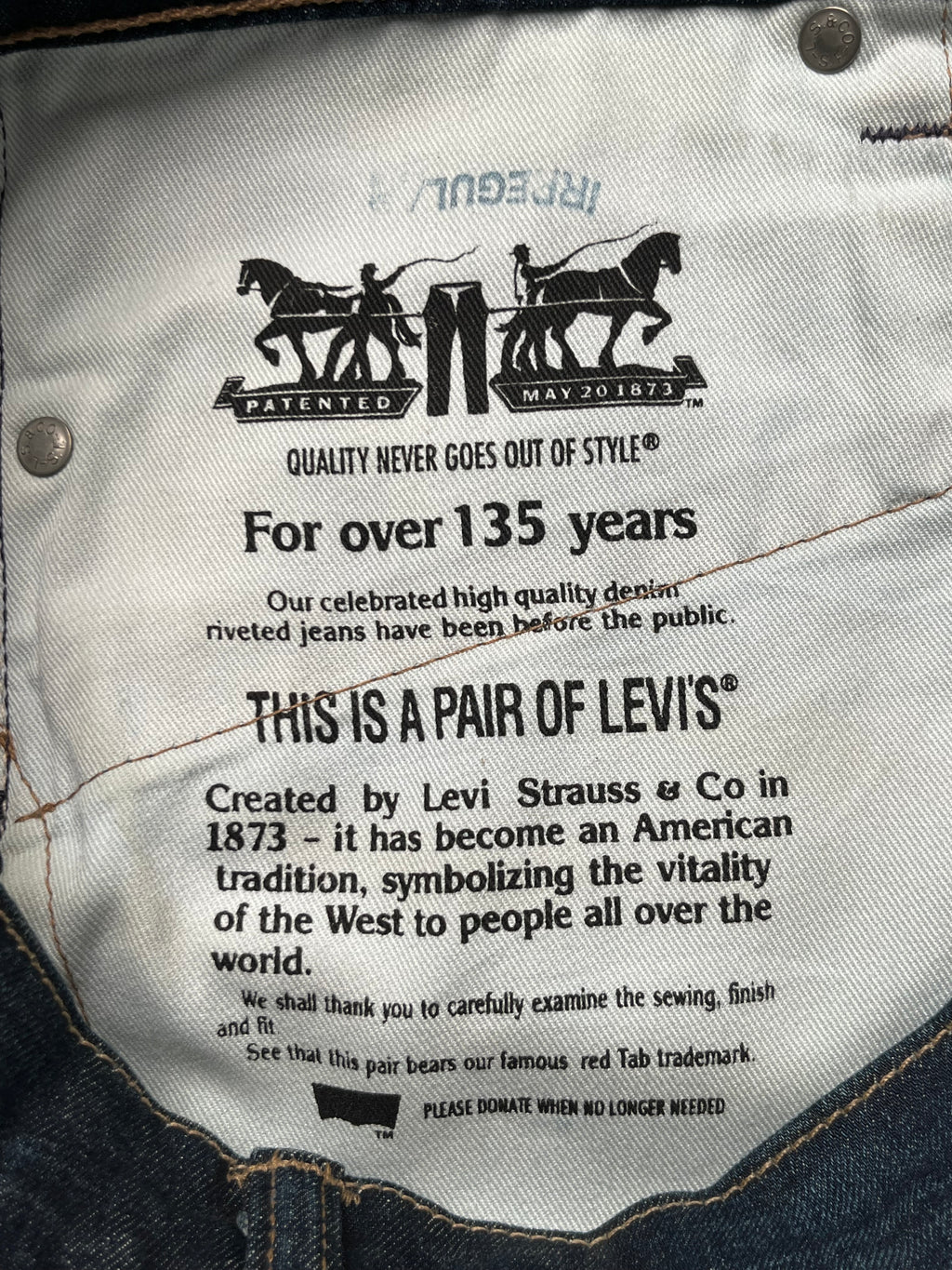 LEVI'S 510 Skinny Fit Dark Washed JEANS - 34
