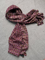 OASIS Boucle Tweed Woven Fringe Scarf