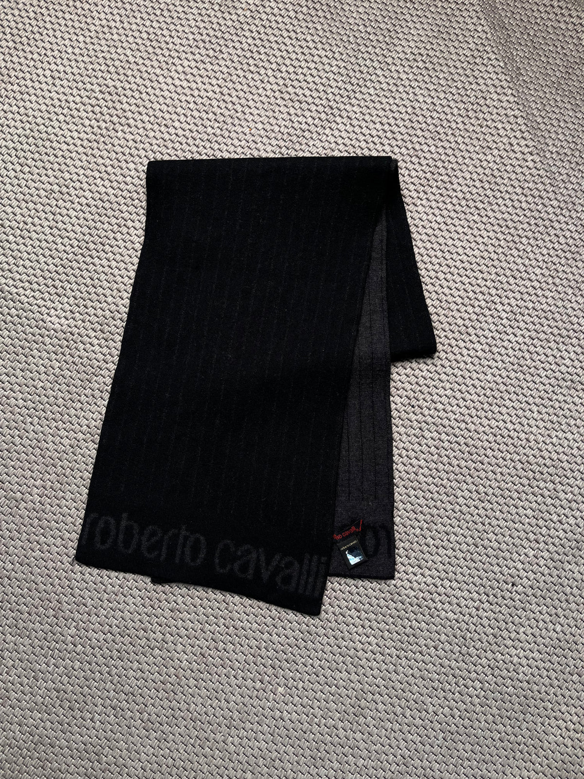 ROBERTO CAVALLI Reversible Knit Muffler