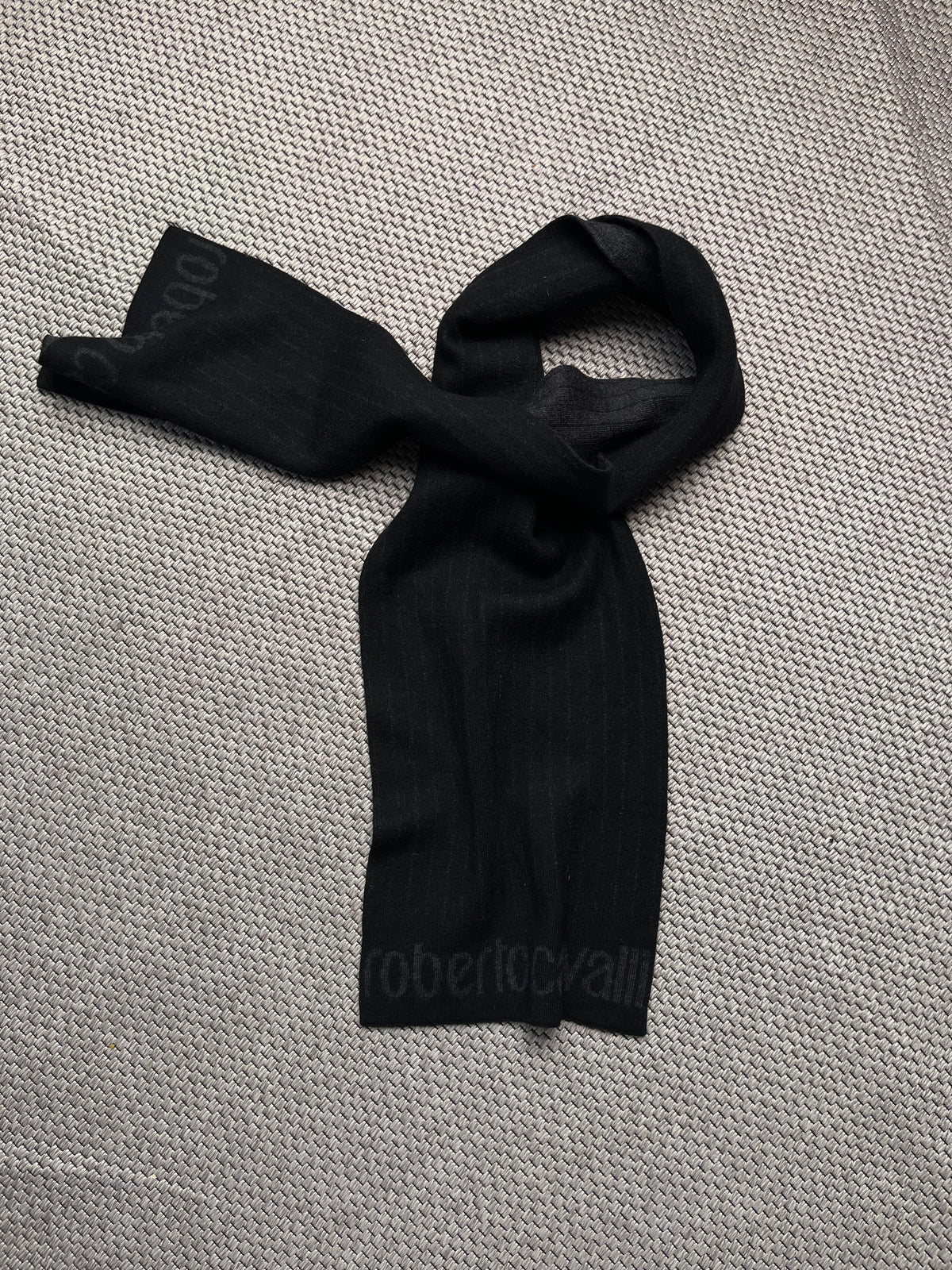 ROBERTO CAVALLI Reversible Knit Muffler