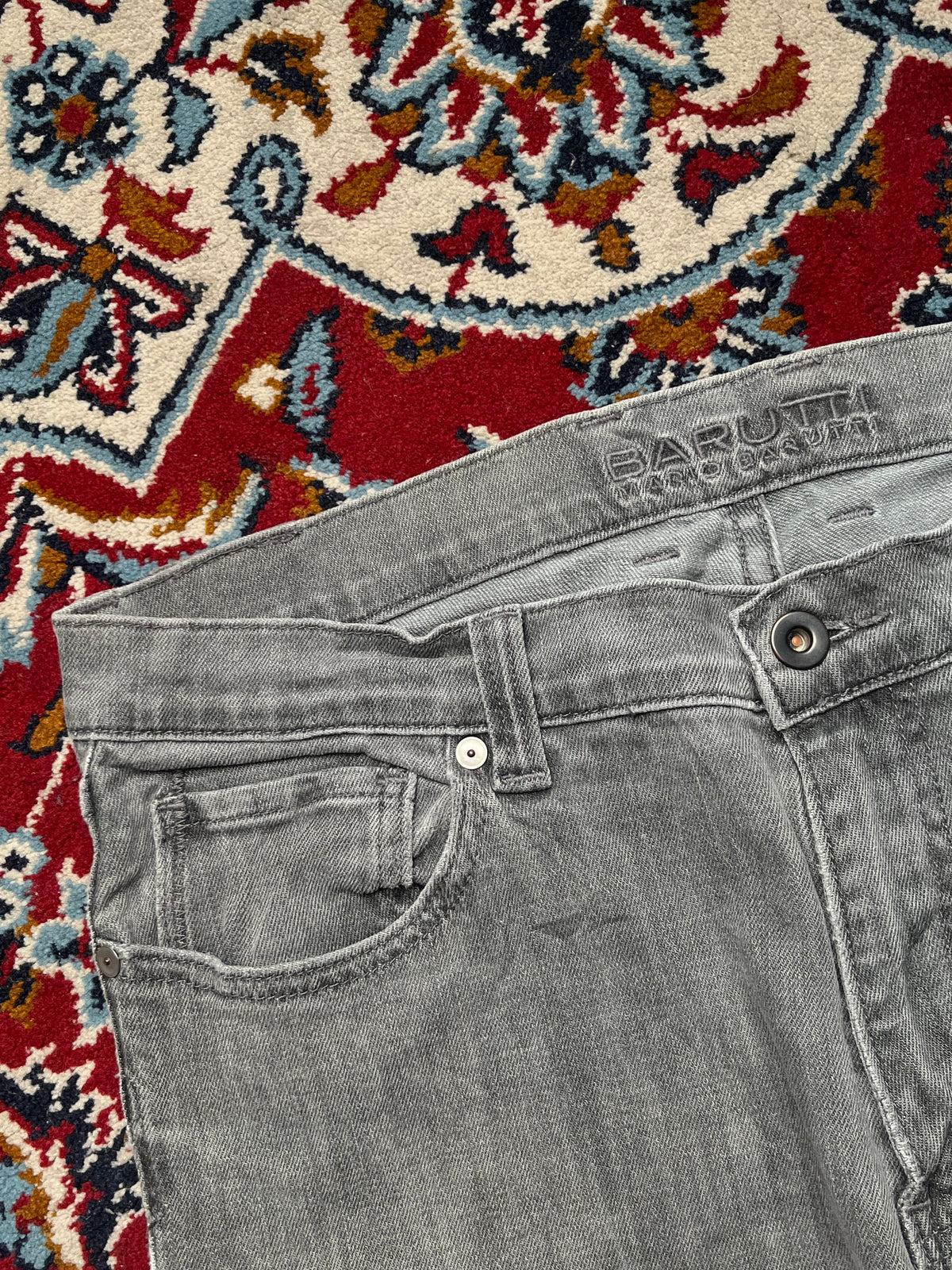 BARUTTI Mario Barutti Grey Straight Fit JEANS - 32
