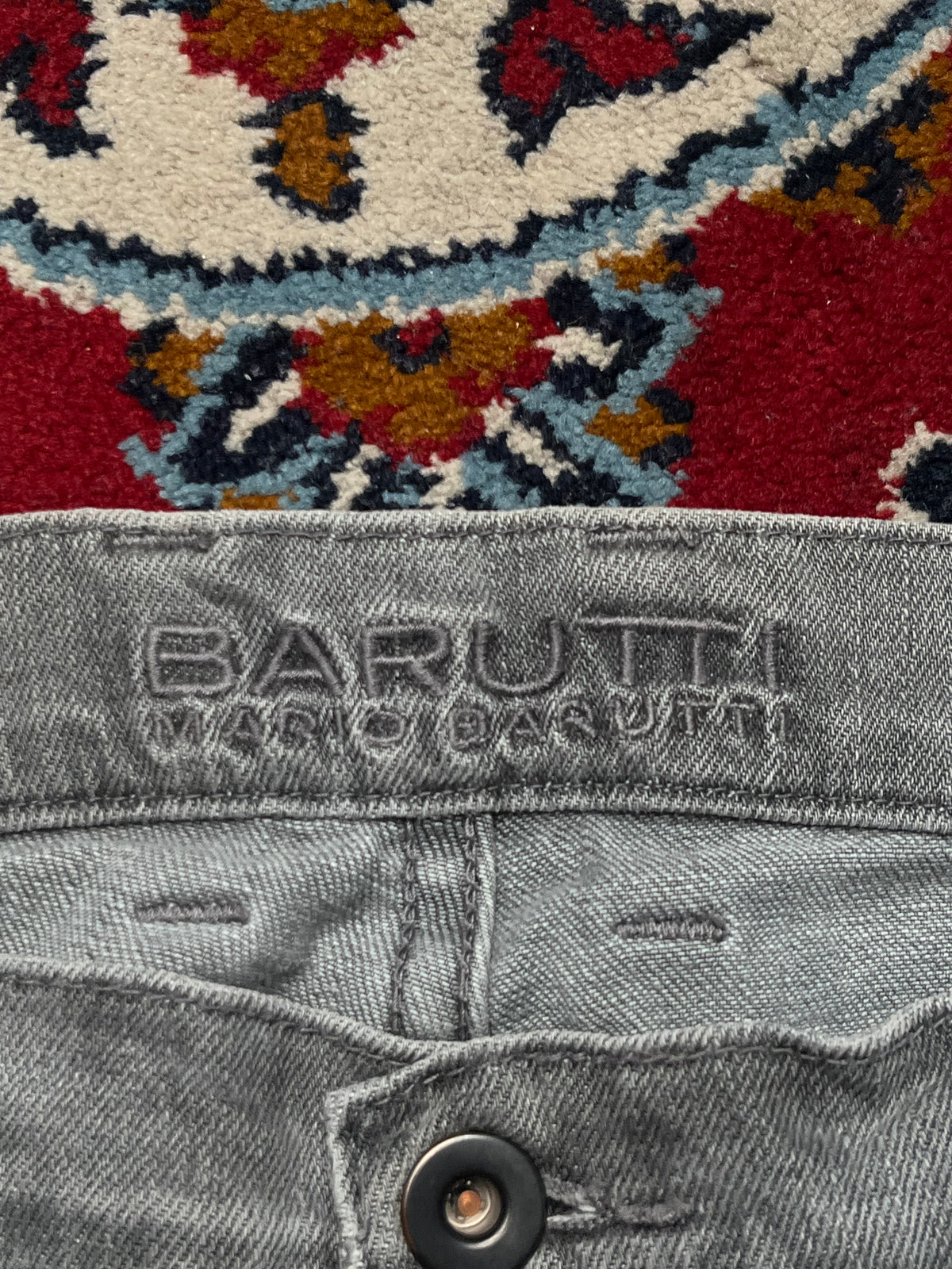 BARUTTI Mario Barutti Grey Straight Fit JEANS - 32