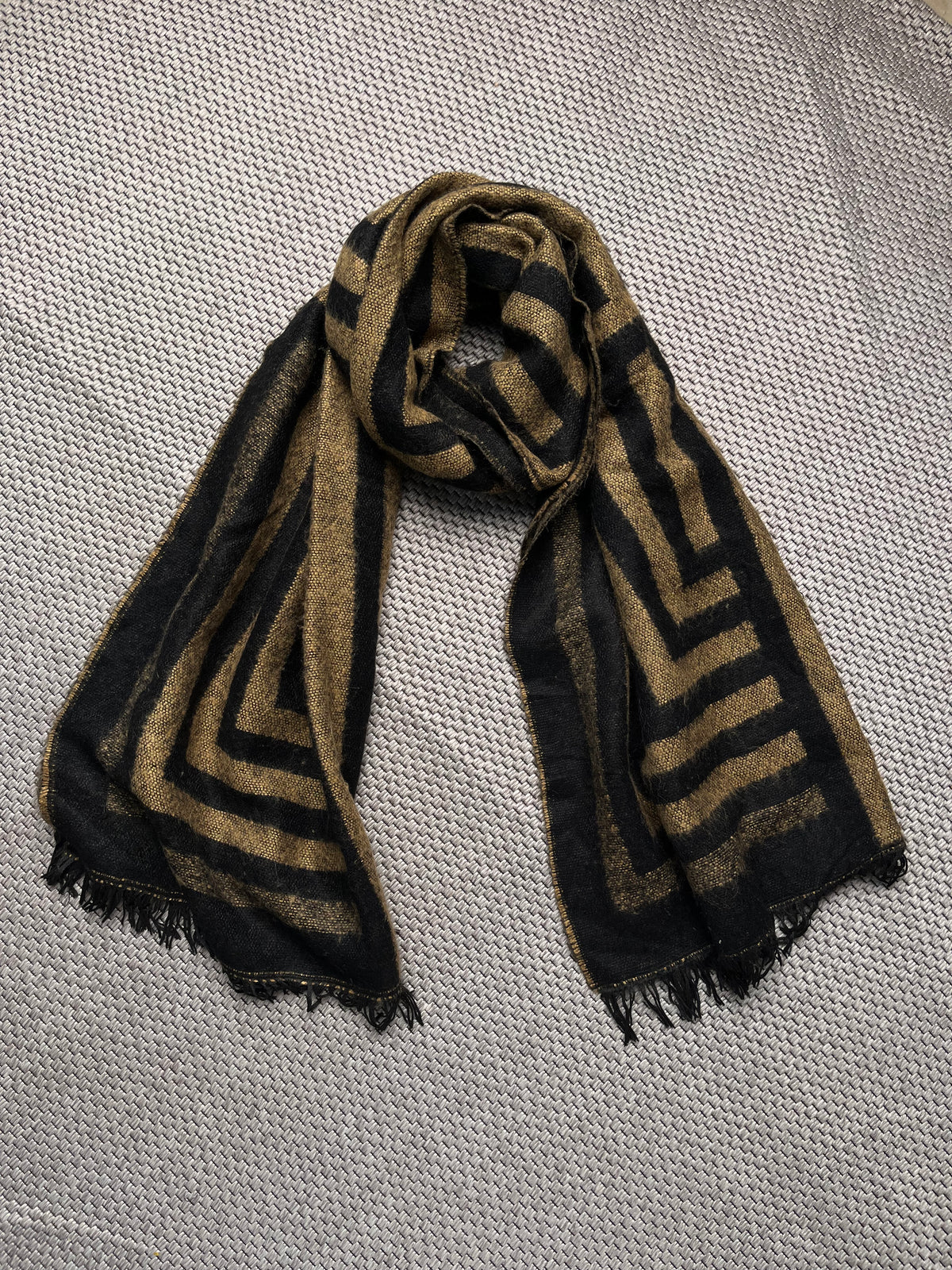 RIVER ISLAND Geometric Greek Key Aztec Pattern Scarf