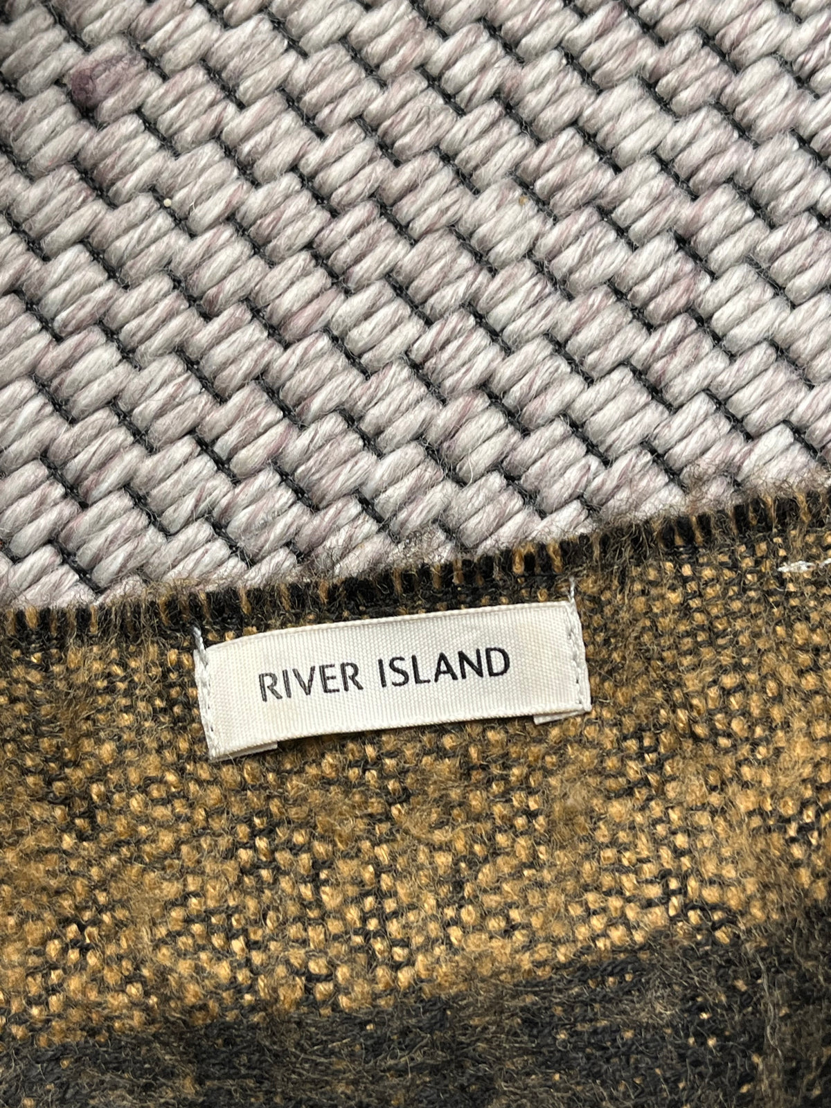 RIVER ISLAND Geometric Greek Key Aztec Pattern Scarf
