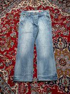 JACK & JONES Vintage Flap Pocket Embroidered Bootcut JEANS - 34