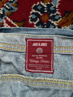 JACK & JONES Vintage Flap Pocket Embroidered Bootcut JEANS - 34