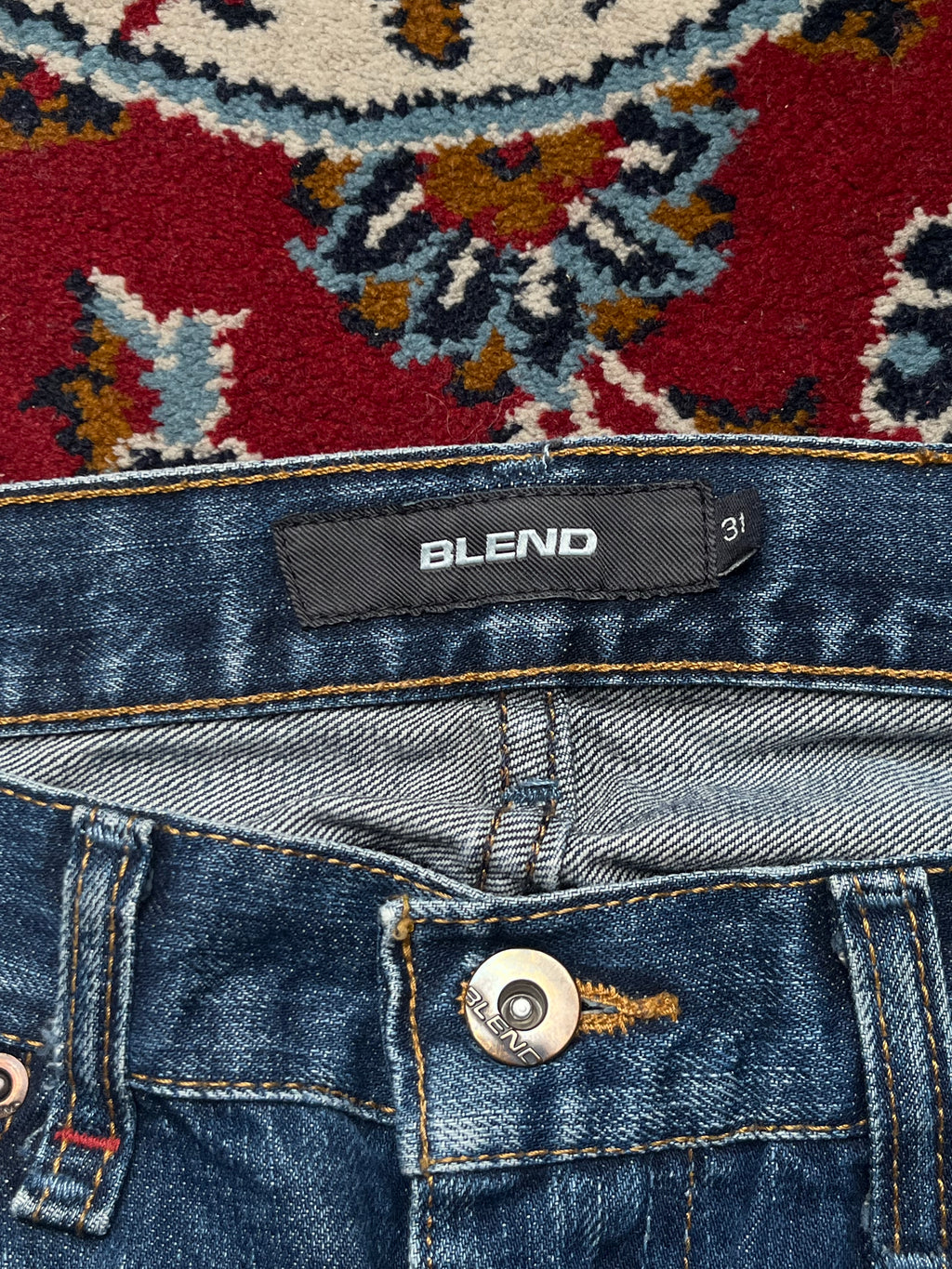 BLEND Arbeit Dark Washed Bootcut JEANS - 30
