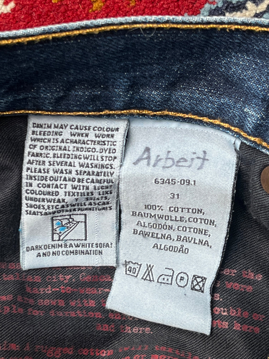 BLEND Arbeit Dark Washed Bootcut JEANS - 30