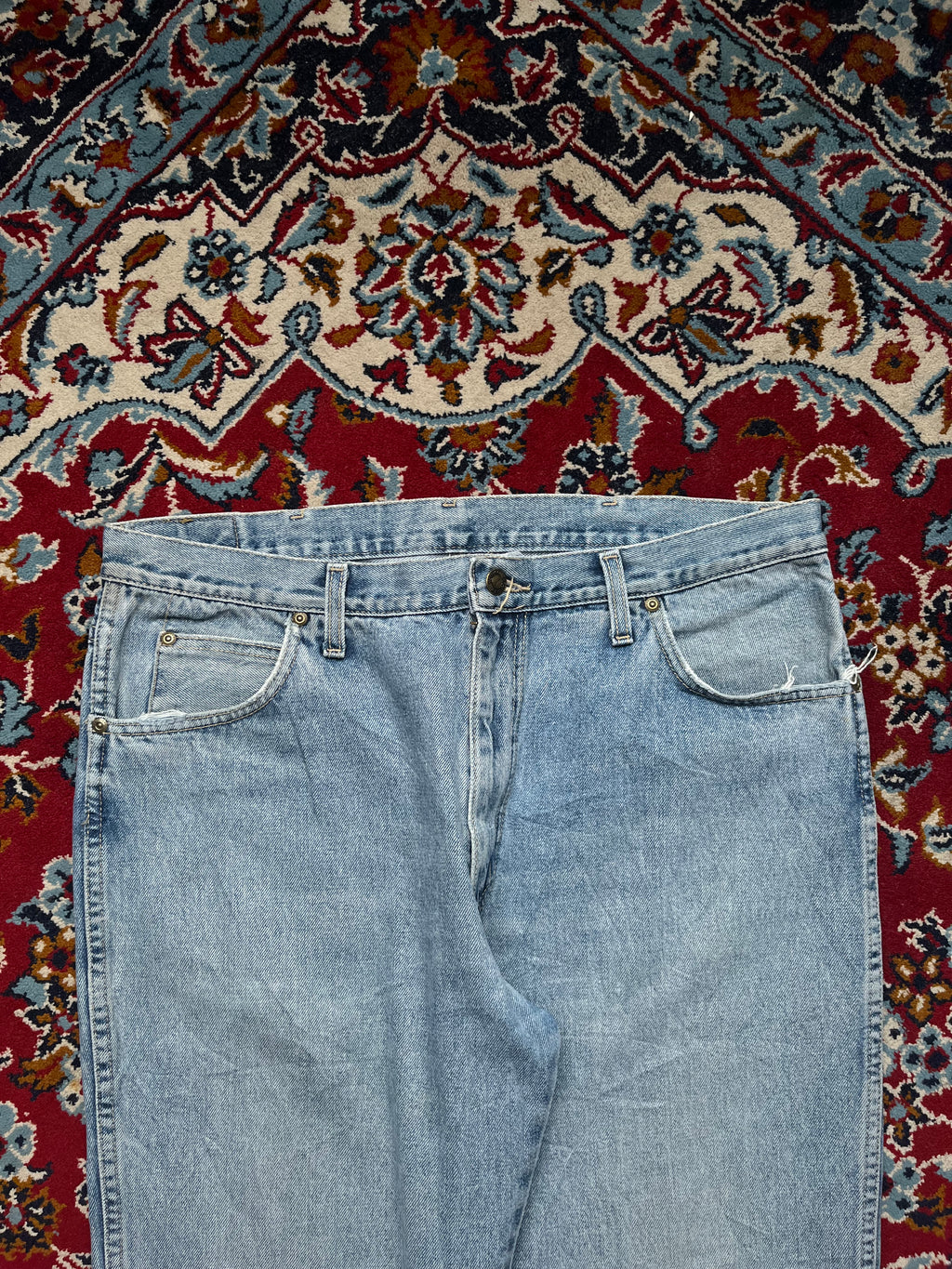 Vintage WRANGLER Light Washed Straight Fit JEANS - 36