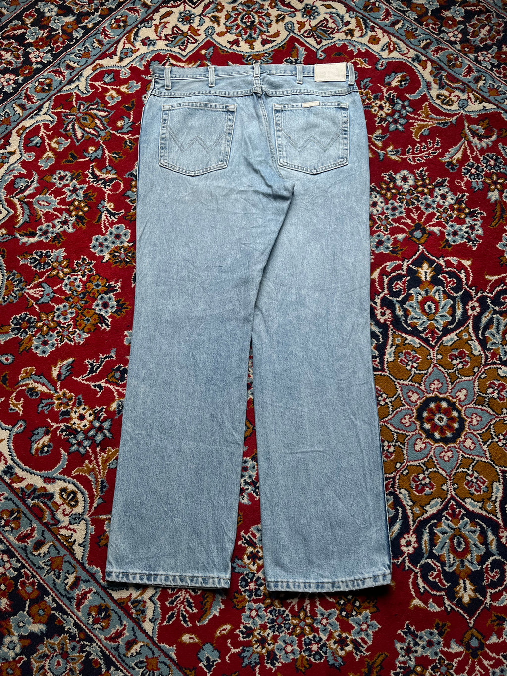 Vintage WRANGLER Light Washed Straight Fit JEANS - 36