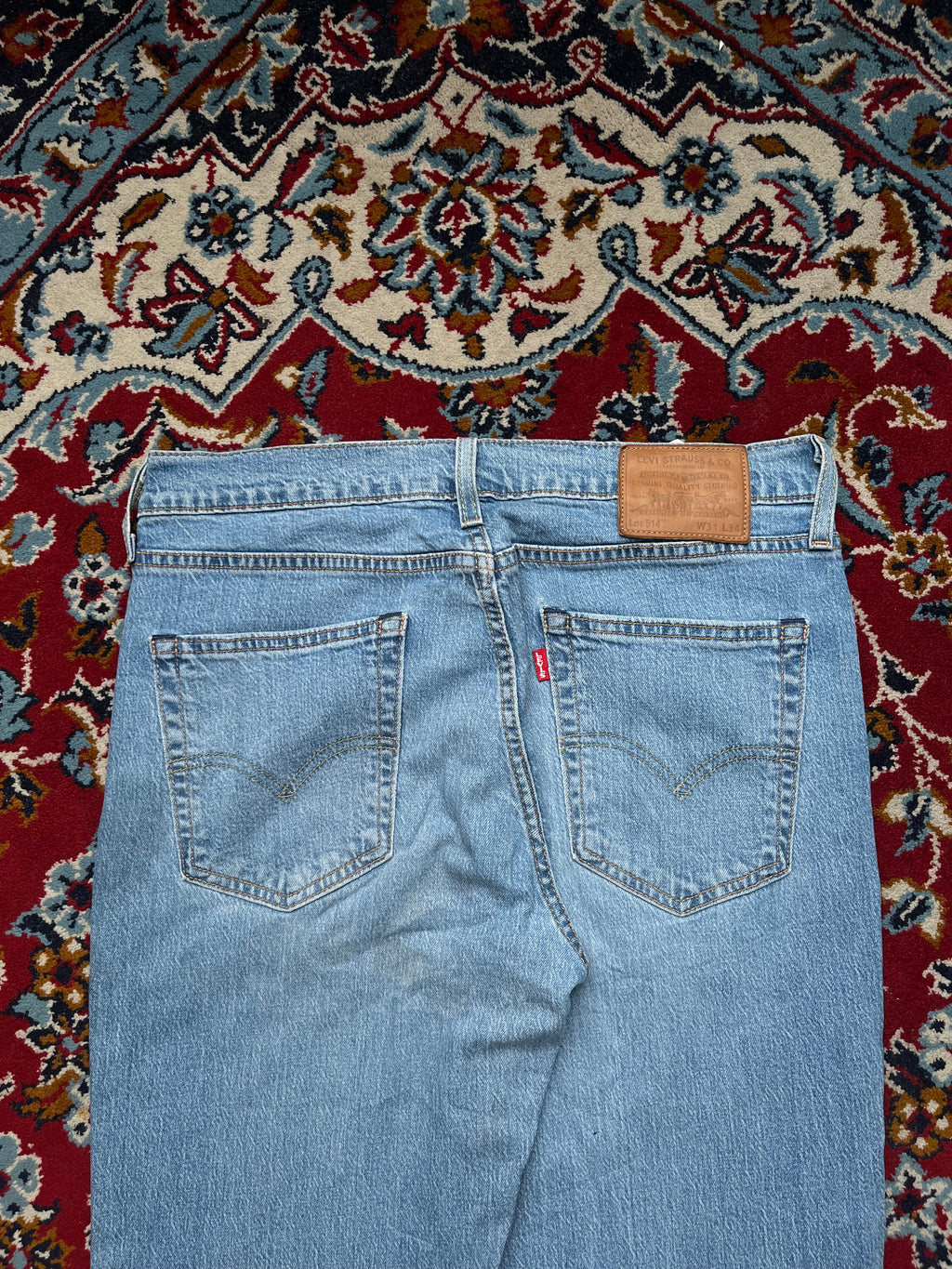LEVI'S lot 514 Premium Light Washed Straight Fit JEANS - 30