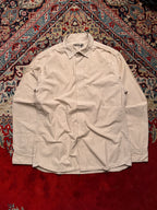 Vintage Celio Sportswear Striped Graphic Back Button Down Shirt - M