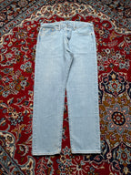 LEVI'S 501 Custom Tapered Fit Light Washed JEANS - 34