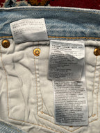 LEVI'S 501 Custom Tapered Fit Light Washed JEANS - 34