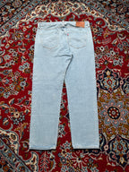 LEVI'S 501 Custom Tapered Fit Light Washed JEANS - 34