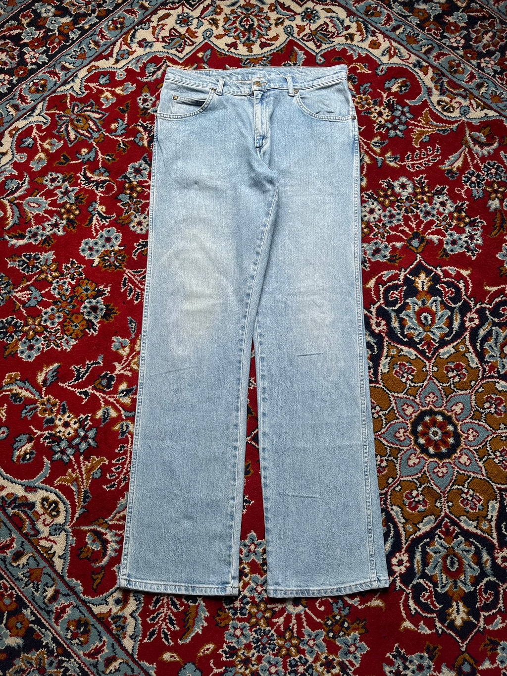 WRANGLER Durable Quality Light Washed Straight Fit JEANS - 32