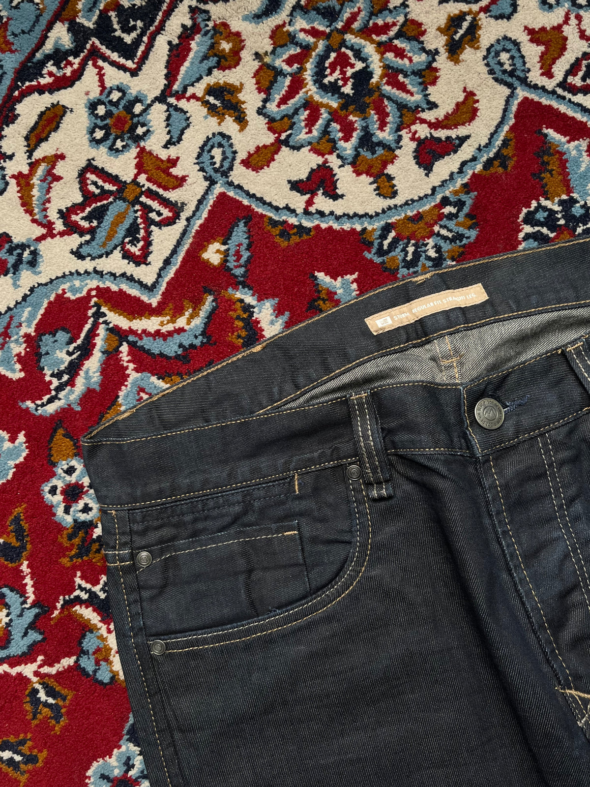WE Blue Ridge Denim Storm Regular Fit Jeans - 36