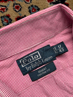 Polo Ralph Lauren Pink Gingham Custom Fit Button Down Shirt - XL