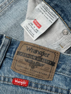 Wrangler Premium Quality Light Washed Straight Fit Jeans - 36