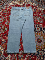 Wrangler Premium Quality Light Washed Straight Fit Jeans - 36