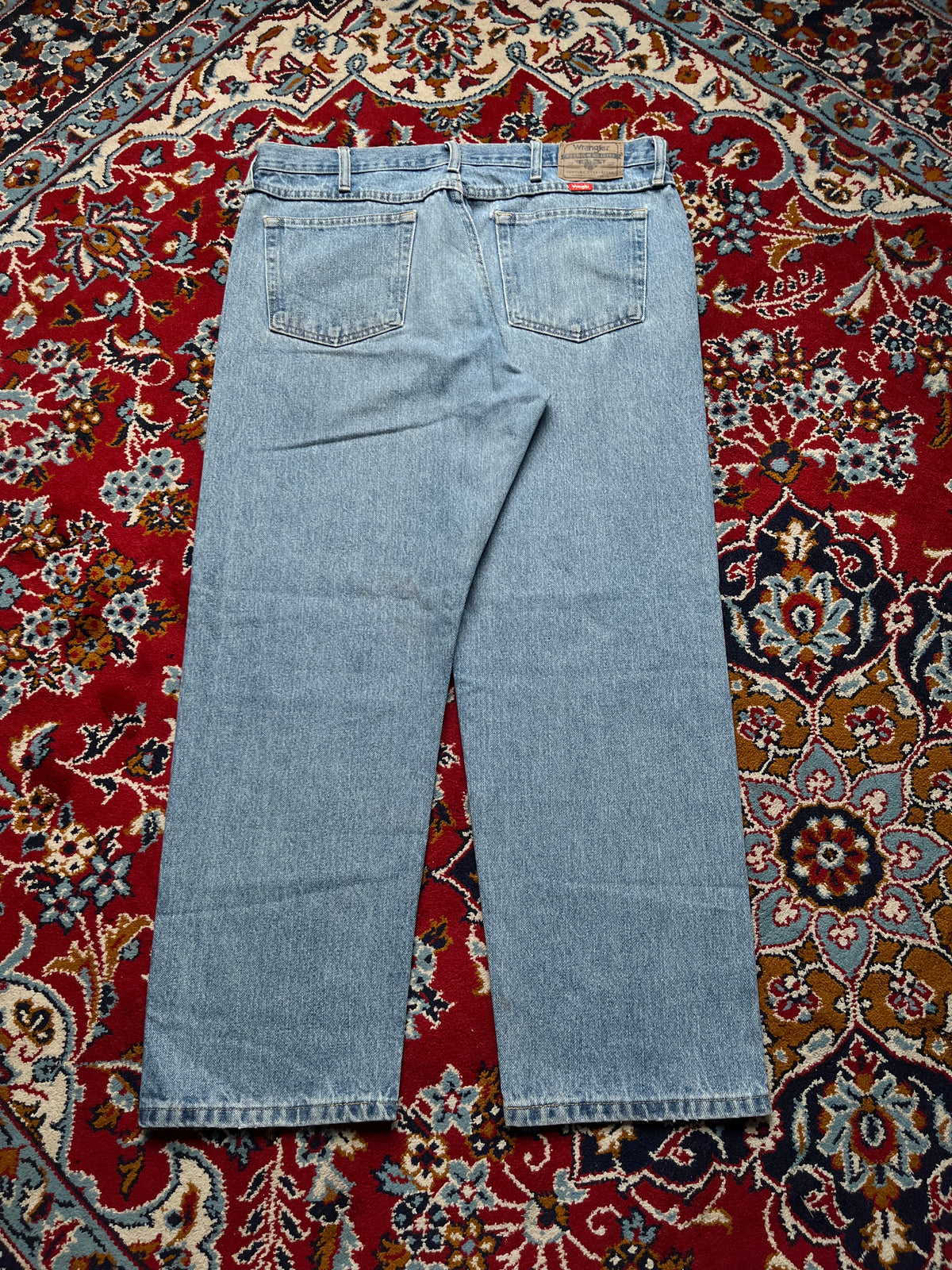 Wrangler Premium Quality Light Washed Straight Fit Jeans - 36