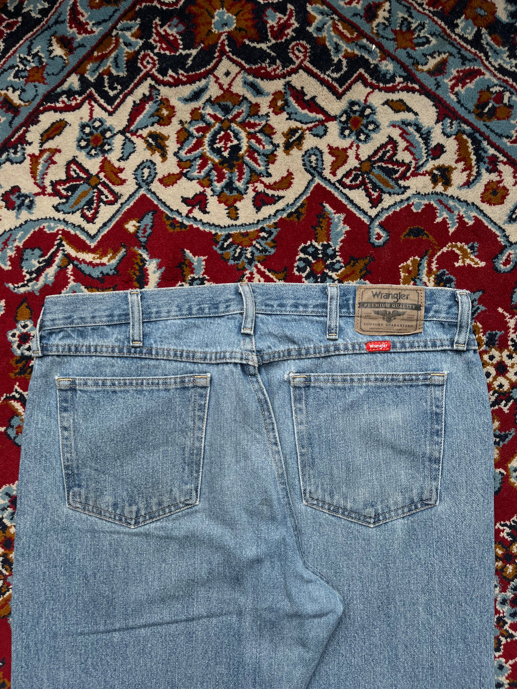 Wrangler Premium Quality Light Washed Straight Fit Jeans - 36