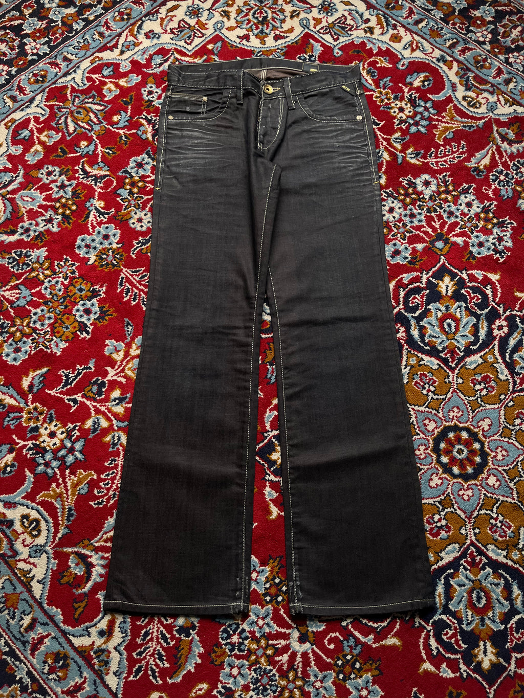 Jack & Jones Gate One New Deep Smart Dark Washed Straight Fit Jeans - 32