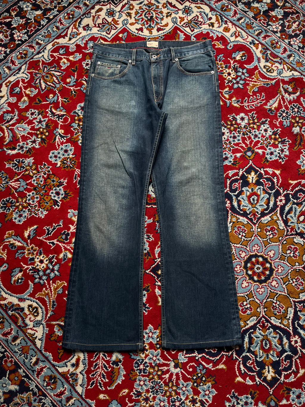 Tommy Hilfiger Manhattan Vintage Blue Bootcut Jeans - 34
