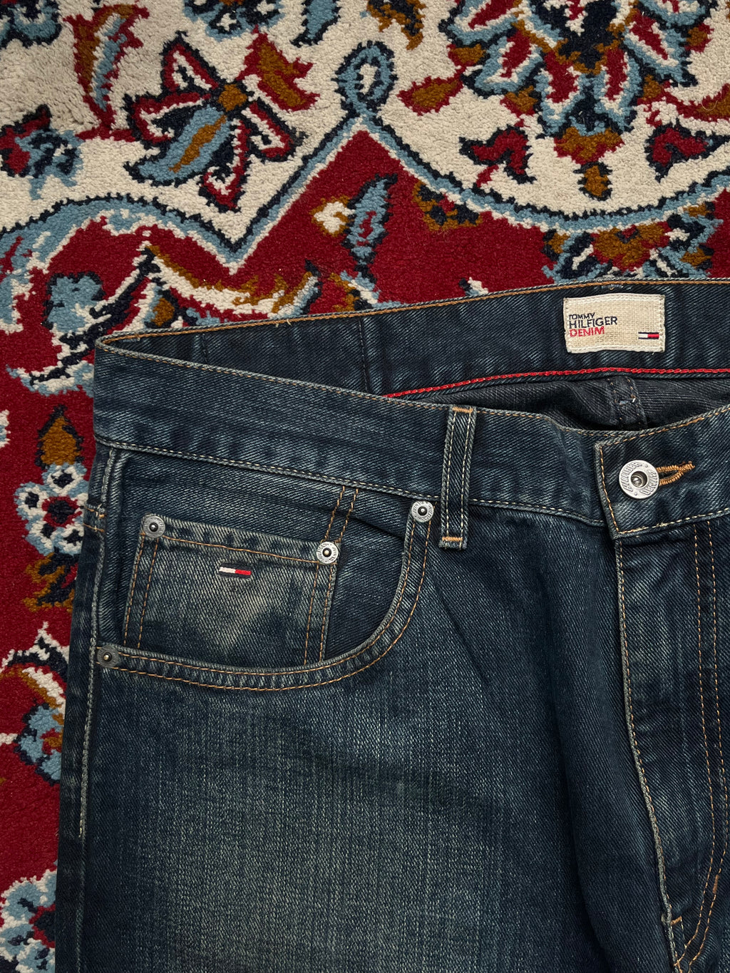 Tommy Hilfiger Manhattan Vintage Blue Bootcut Jeans - 34