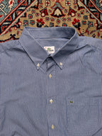 Lacoste Regular Fit Striped Button Down Shirt - XL