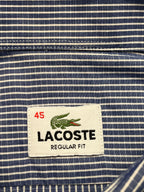 Lacoste Regular Fit Striped Button Down Shirt - XL