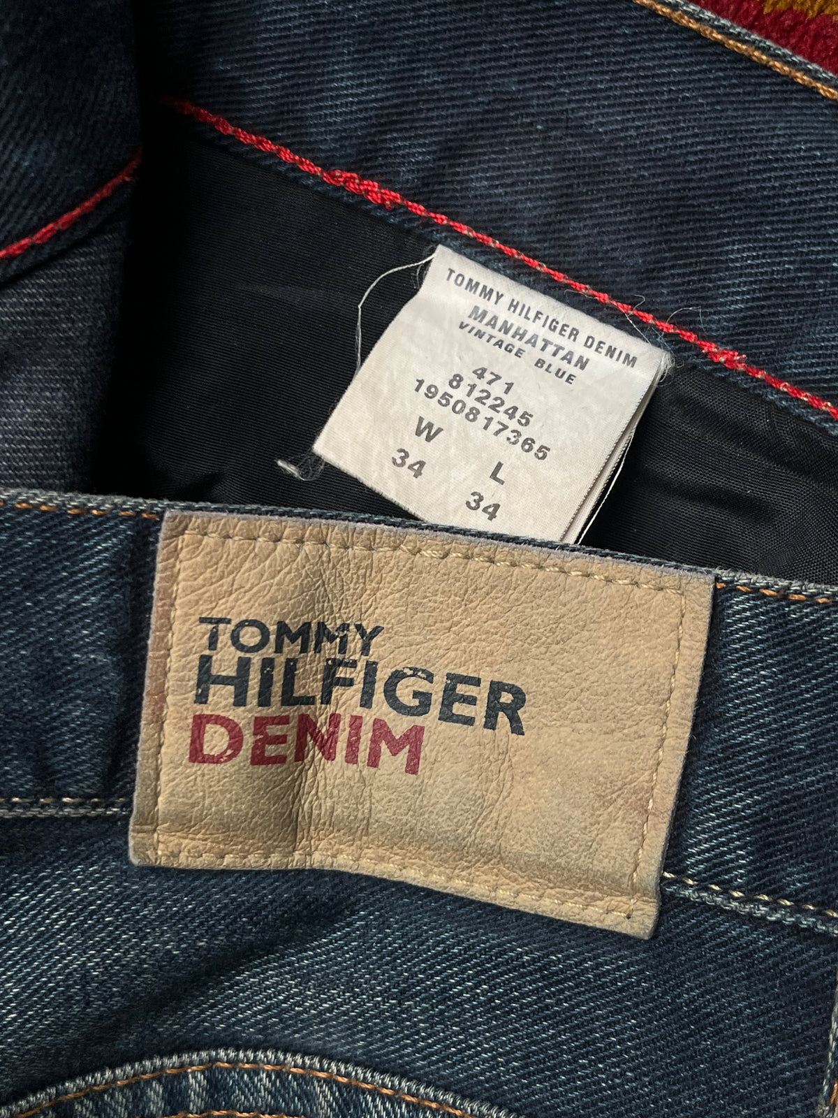 Tommy Hilfiger Manhattan Vintage Blue Bootcut Jeans - 34