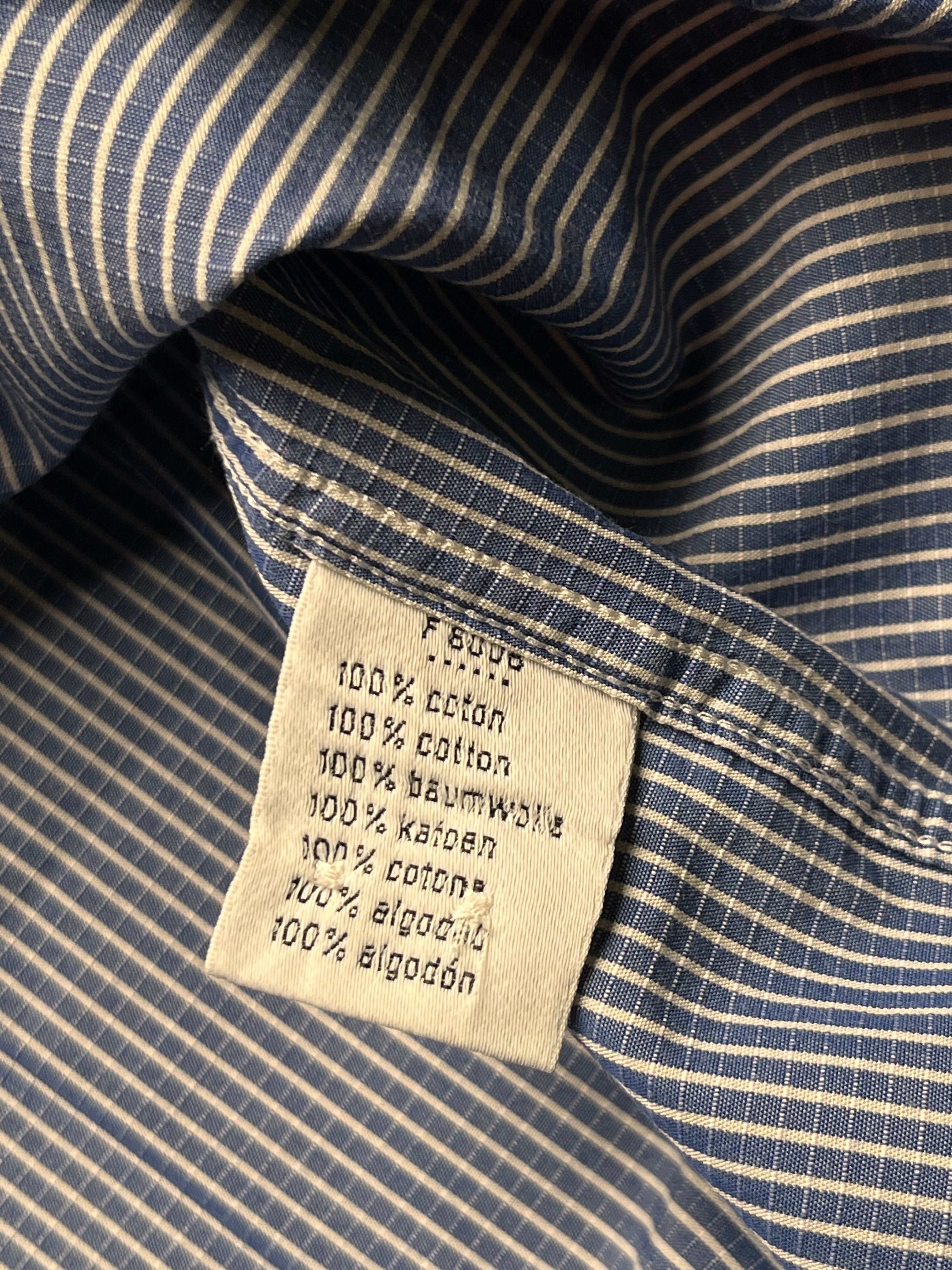 Lacoste Regular Fit Striped Button Down Shirt - XL