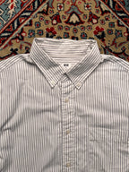 Uniqlo Striped Cotton Casual BUTTON DOWN SHIRT - M