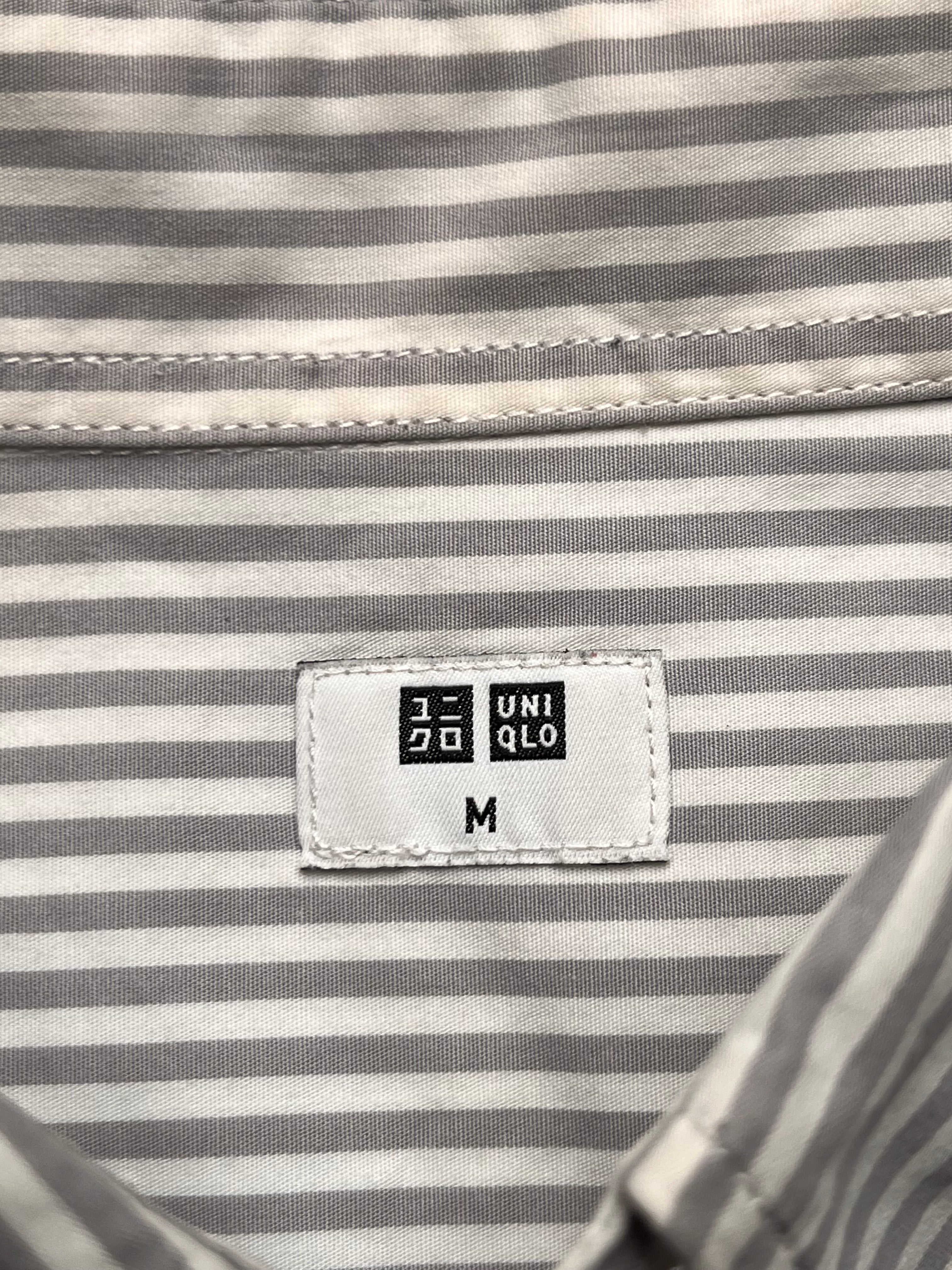 Uniqlo Striped Cotton Casual BUTTON DOWN SHIRT - M