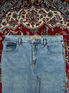 Vintage John F. Gee Acid Washed High Waisted Straight Fit Jeans - 36