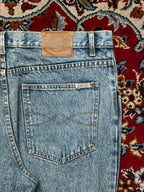 Vintage John F. Gee Acid Washed High Waisted Straight Fit Jeans - 36