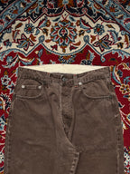 Vintage Levis Performance Faded Brown Straight Fit Jeans - 28