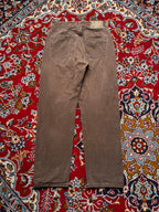 Vintage Levis Performance Faded Brown Straight Fit Jeans - 28