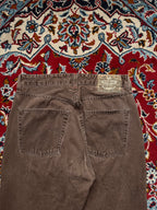 Vintage Levis Performance Faded Brown Straight Fit Jeans - 28