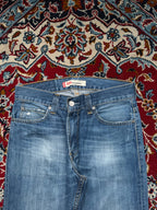 Levi's 506 Standard Relaxed Bootcut Fit Faded Blue Jeans - 32