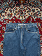 Vintage Ninety 9 Heavyweight Medium Washed Straight Fit Jeans - 30