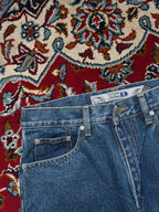 Vintage Ninety 9 Heavyweight Medium Washed Straight Fit Jeans - 30
