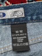Vintage Ninety 9 Heavyweight Medium Washed Straight Fit Jeans - 30