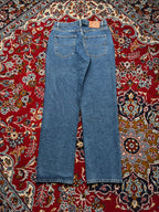 Vintage Ninety 9 Heavyweight Medium Washed Straight Fit Jeans - 30