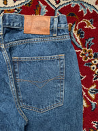 Vintage Ninety 9 Heavyweight Medium Washed Straight Fit Jeans - 30
