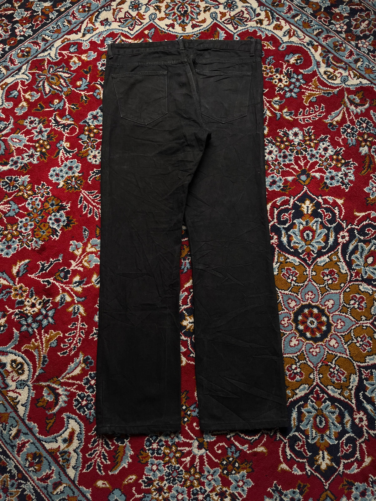 Kiabi Washed Black Straight Fit Jeans - 36