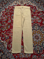 Vintage Levi's 615 Orange Tab Khaki Tan Straight Fit Jeans - 32
